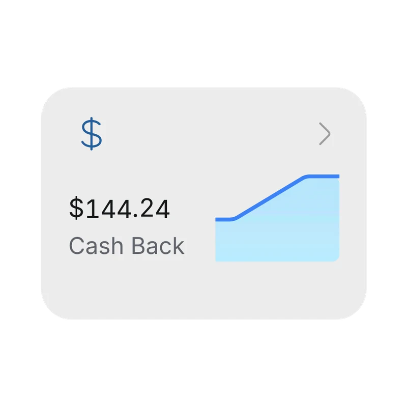 Savings metric interface component
