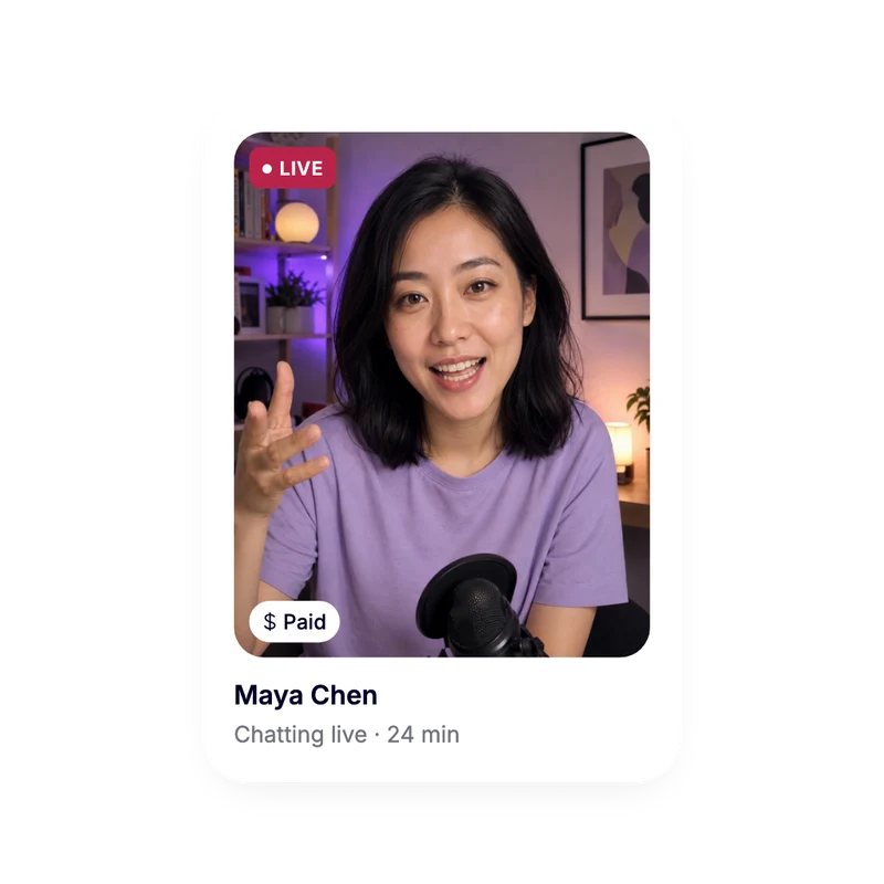 Riz nearby card interface component